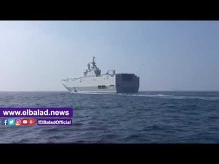 صدى البلد |الميسترال والفريم تشاركان في الإبحار مع الغواصة المصرية الجديدة