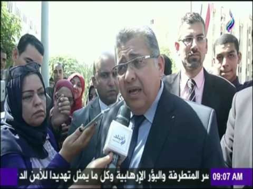 جولة وزير التعليم العالي والبحث العلمي بجامعة ا...