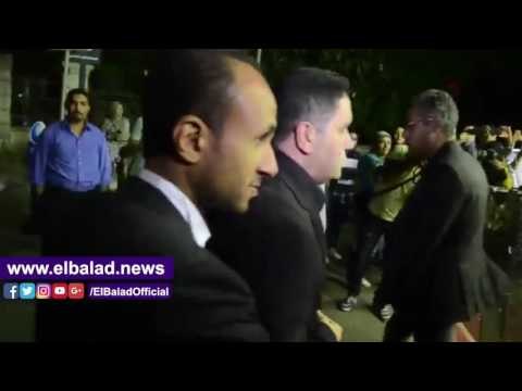 صدى البلد | أحمد السقا وهاني رمزي ومحمد إمام وأشرف زكي في عزاء والدة شريف عرفة