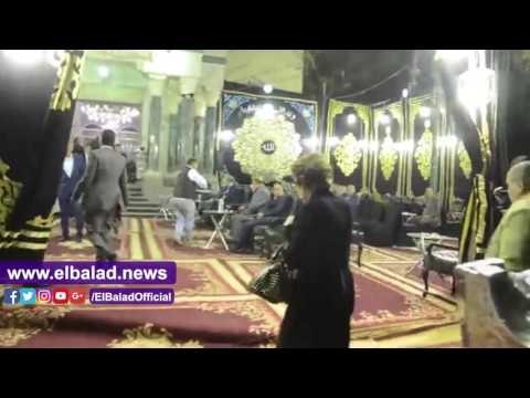 صدى البلد | وحيد حامد وصلاح عبد الله ولبلبة أول الحضور فى عزاء والدة شريف عرفة