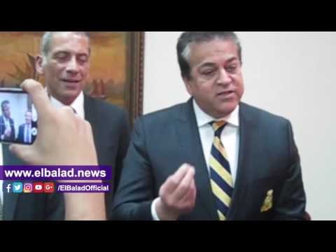 صدى البلد | وزير التعليم العالي في زيارته لبني سويف لإفتتاح مستشفي الفم والأسنان بجامعة النهضة