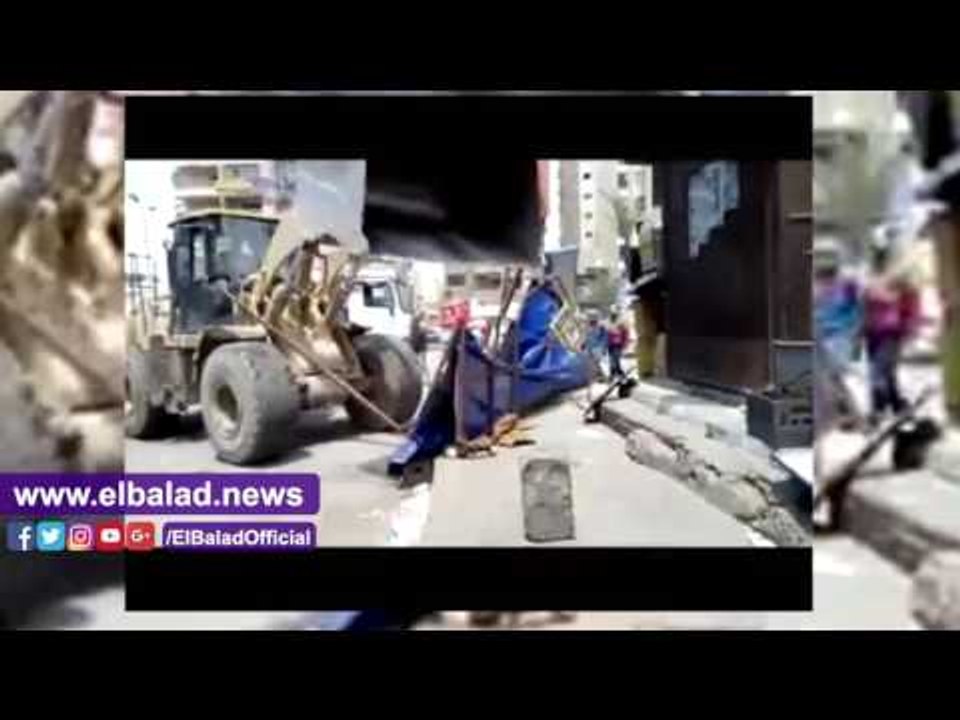 صدى البلد | حملة لتطهير الحي العاشر بمدينة نصر من الإشغالات