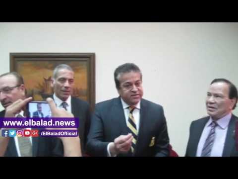 صدى البلد | وزير التعليم العالي لـ «منى البرنس»: الأستاذ الجامعي قدوة للشباب والفتيات