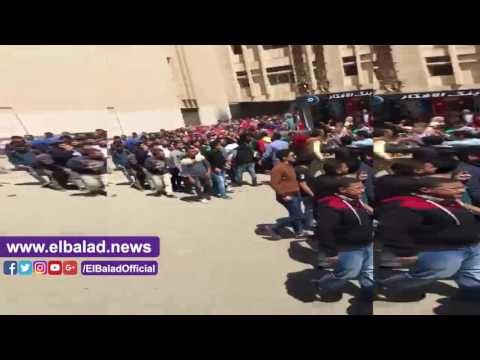 صدى البلد | مسيرة محدودة لطلبة حقوق الزقازيق اعتراضا علي سوء النتائج