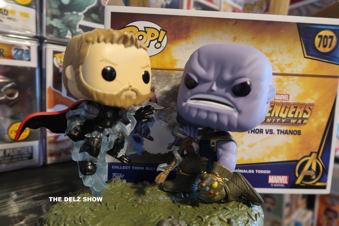 THOR VS THANOS MARVEL AVENGERS INFINITY WAR FUNKO POP MOVIE MOMENTS