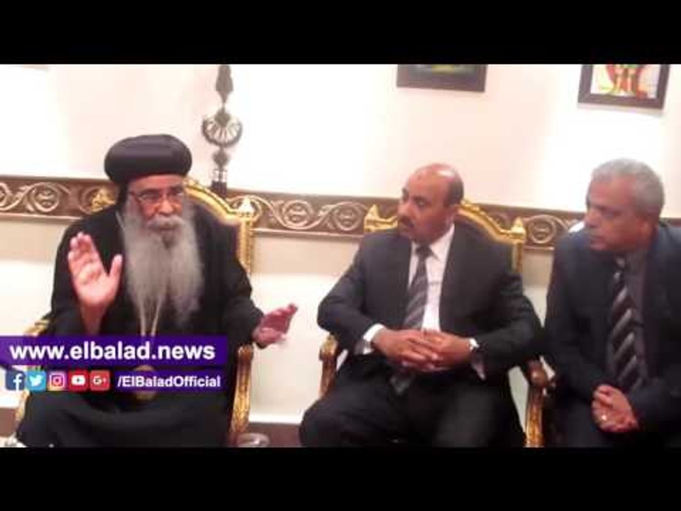 صدى البلد | رئيس جامعة الفيوم يقدم العزاء في شهداء الكنيسة المرقسية بطنطا والاسكندرية