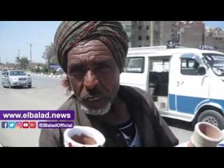 صدى البلد | صرخة من "عم حسين" بائع القلل : "ارحموني من نبش القمامة"