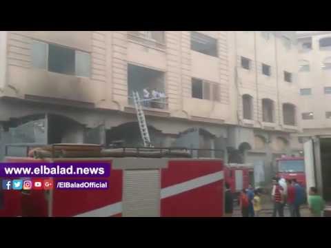 صدى البلد | أسماء المصابين في حريق مصنع السجاعي بالمحلة بعد السيطرة على النيران