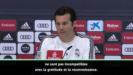 Real - Solari : ''Personne n'est en poste pour toujours''