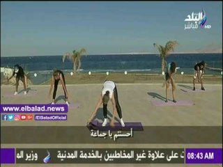 صدى البلد |تمارين رياضية لتقوية عضلات الذراعين على «صباح البلد»