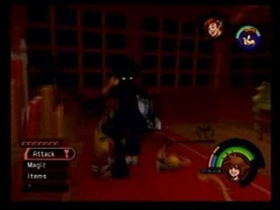 Kingdom Hearts - Anti (Shadow) Sora Battle