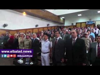 صدى البلد |   ندوة" مصر وتحريرسيناء" تبدا بالسلام الجمهورى و" والحداد" على ارواح الشهداء