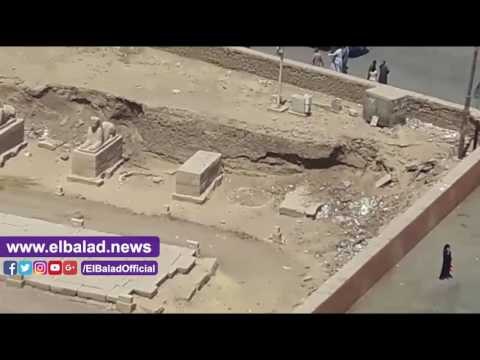 صدى البلد | طريق الكباش الأثري بالاقصر يتحول لمقلب زبالة