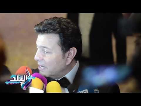 صدى البلد | هاني شاكر يصل حفل جوائز الميما لتسلم جائزة الأسطورة