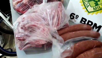 Mulher é detida por furto de R$ 170 de produtos em mercado