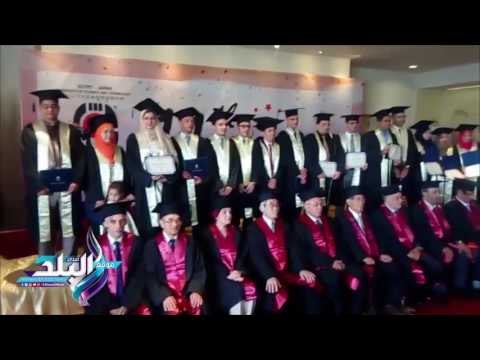 صدى البلد | احتفالية بتخريج الدفعة 11 من الجامعة اليابانية بمصر