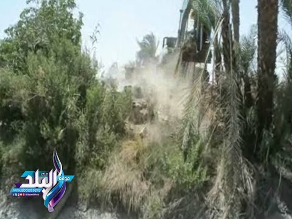 صدى البلد | حملة مكبرة لإزالة التعديات على نيل المنيا
