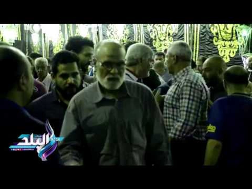 صدى البلد | حسام غالي وإكرامي والنحاس يصلون عزاء شقيق حسام عاشور