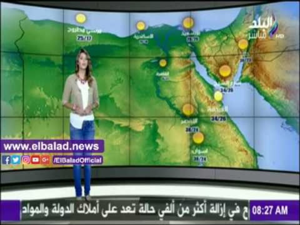 صدى البلد |درجات الحرارة المتوقعة بالقاهرة والمحافظات من «صباح البلد»