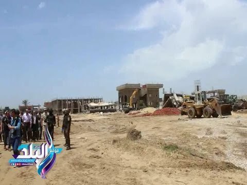 صدى البلد | محافظ دمياط يقود حملة لازالة حالات تعد علي 12.5 فدان من أراضي الدولة بدمياط الجديدة