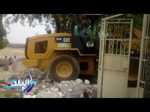 صدى البلد | إزالة 14147 متر تعديات على أراضى الدولة بصحراء قنا