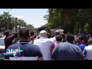 صدى البلد | تشييع جنازة شهاب حسنى من مسجد السلام بالهرم