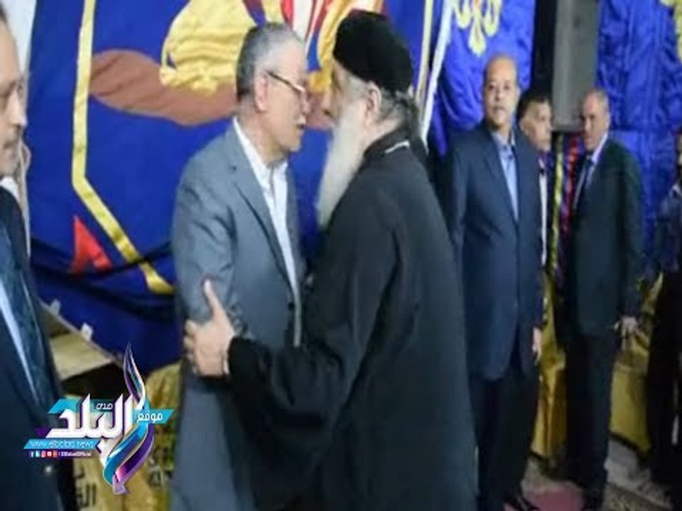 صدى البلد |  محافظ المنيا يقدم واجب العزاء في شهداء الحادث الإرهابي