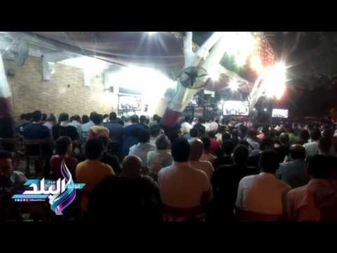 صدى البلد | مقاهي وسط القاهرة كاملة العدد مع بدء مباراة مصر وتونس