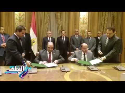 صدى البلد | بروتوكول تعاون بين الانتاج الحربي والبترول في مجالات التصنيع والتدريب المشترك