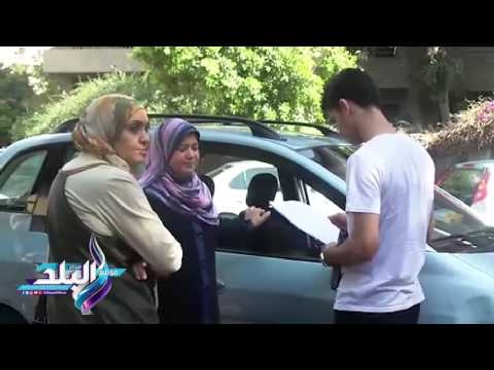 صدى البلد |بدء توافد طلبة الثانوية العامة لأداء امتحان الجبر بمدرسة جمال عبد الناصر بالدقى