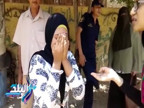 صدى البلد | بكاء وإغماءات بين طالبات بني سويف في إمتحان الفيزياء اليوم
