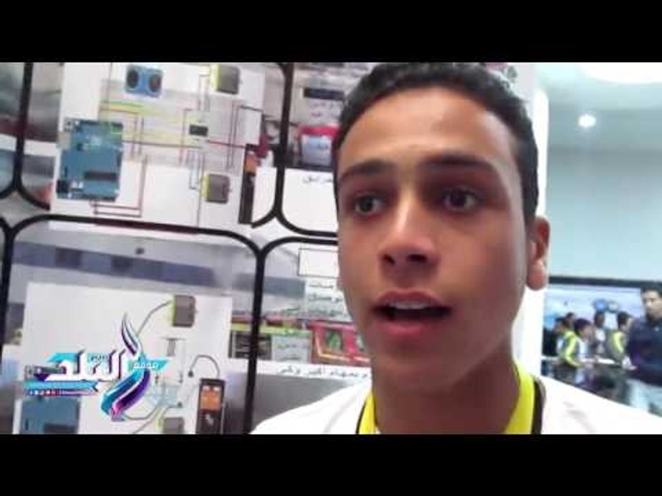 صدى البلد | طالب ثانوي بالفيوم يخترع «ريبوت» لإ...