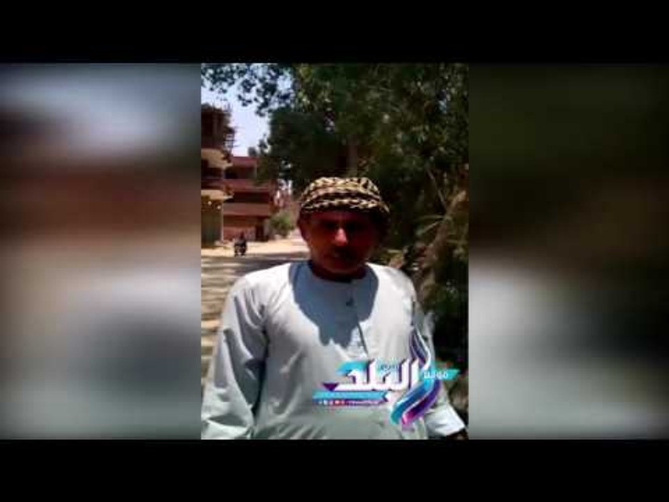 صدى البلد |  رى الاراضى الزراعيه بمياه الصرف الصحى بقريه ترسا