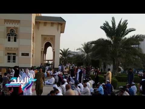 صدى البلد | الالاف يؤدون صلاة العيد فى إمارة الشارقة