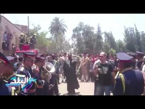 صدى البلد | أهالي قرية شفا بالغربية يشيعون جثمان محمود رجب شهيد سيناء