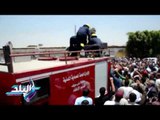صدى البلد | محافظ بني سويف ومدير الأمن يتقدمان جنازة شهيد الواجب بالفشن