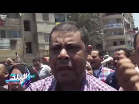 صدى البلد | جنازة شهداء الدقهلية تتحول لمظاهرة ضد الارهاب