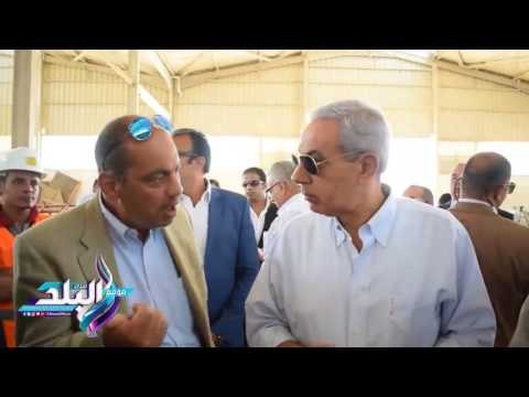 صدى البلد | قابيل يقوم بجولة تفقدية لمدينة الجلود الجديدة بالروبيكى