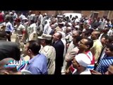 صدى البلد | محافظ بني سويف يتقدم مشيعي جنازة الشهيد أحمد أبوطالب