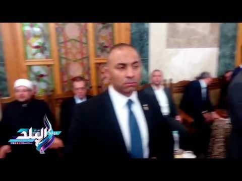 صدى البلد | رئيس مجلس النواب في عزاء شقيقة نقيب الصحفيين بـ عمر مكرم