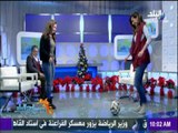 صباح البلد - الاعلامية فرح طه تلعب كرة القدم في الاستديو مع شهد مكرم لاعبه منتخب مصر