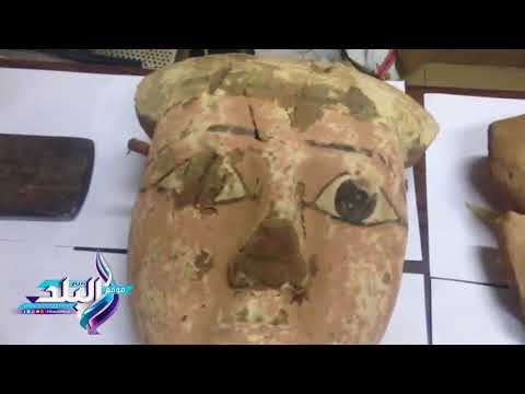 صدى البلد | ضابط يتنكر فى زي مهرب لضبط تاجر بحوزته 49 قطعة أثرية