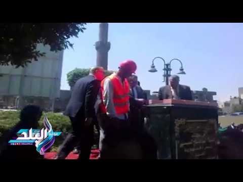 صدى البلد | وضع حجر أساس تطوير ميدان السيدة عائشة