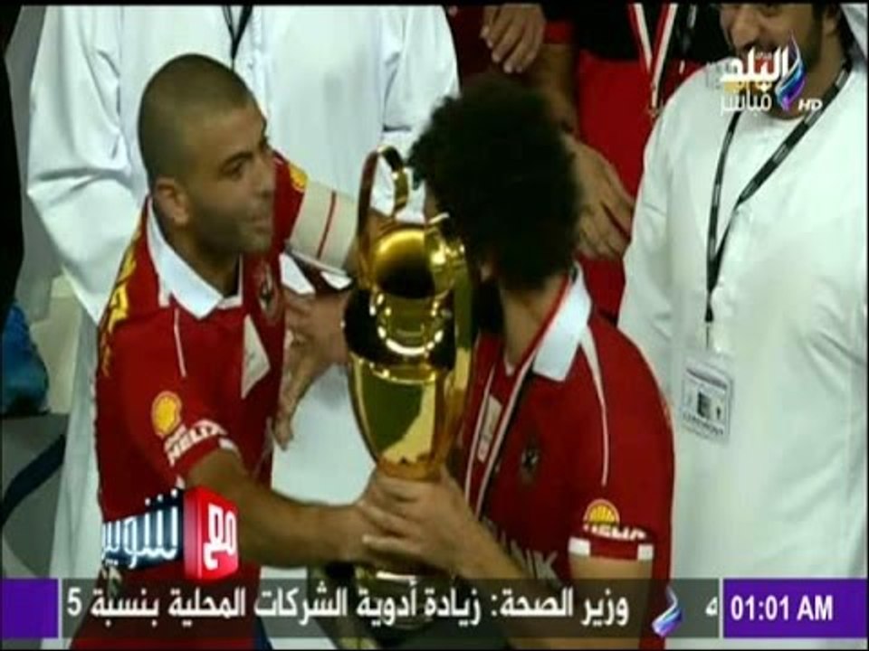 مع شوبير - مشهد تنازل متعب عن رفع كأس السوبر " مشهد لا ينسى "