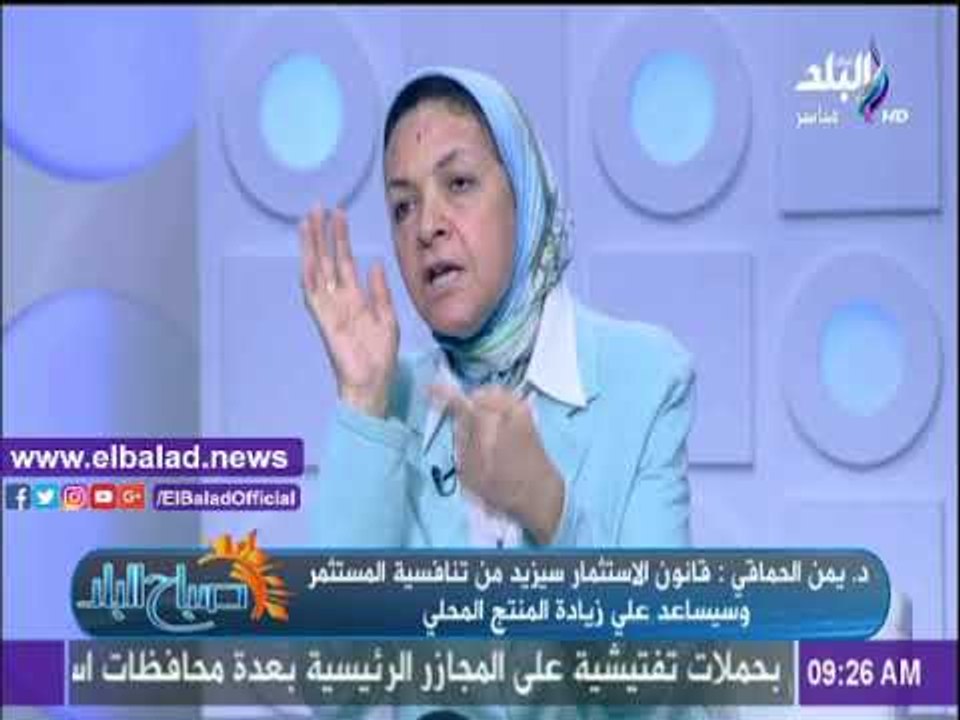 صدى البلد |الحماقي: اللائحة التنفيذية لقانون الاستثمار ستساهم في نمو الصناعة والتجارة