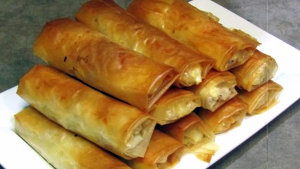 أسرع و أروع بوراك مقرمش  بالدجاج و الجبن حشوة رائعة جدا جدا  في دقائق لاتفوتكم Bourek  au poulet