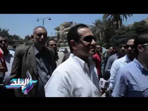 صدى البلد | وصول ثروت وحمودة لأداء صلاة الجنازة على الدكتور علي السمان