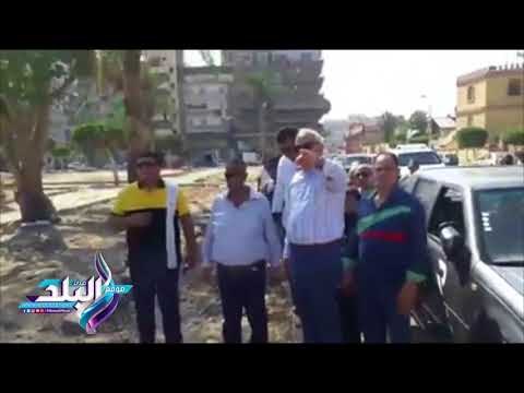 صدى البلد | محافظ بورسعيد يتابع سير العمل في تطوير حديقة سعد زغلول