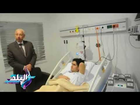 صدى البلد | محافظ أسوان يقدم التهنئة للمرضى والعاملين بالمستشفيات