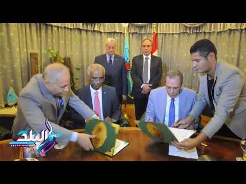 صدى البلد | الصحفيين تحتفل بتوقيع العقد الجديد مع المقاولون العرب